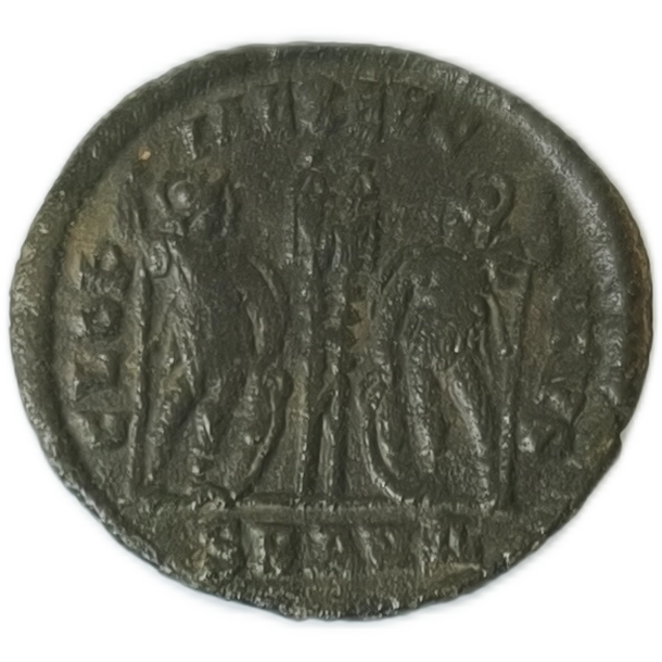 Constantinus i. ae follis - Constantinus I. AE Follis - GLORIA EXERCITVS RIC 86-2