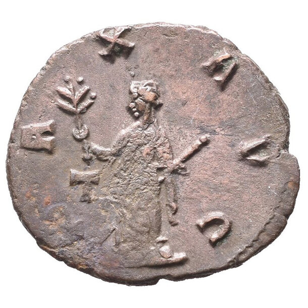 Gallienus ae antoninianus - Gallienus AE Antoninianus PAX AVG-2