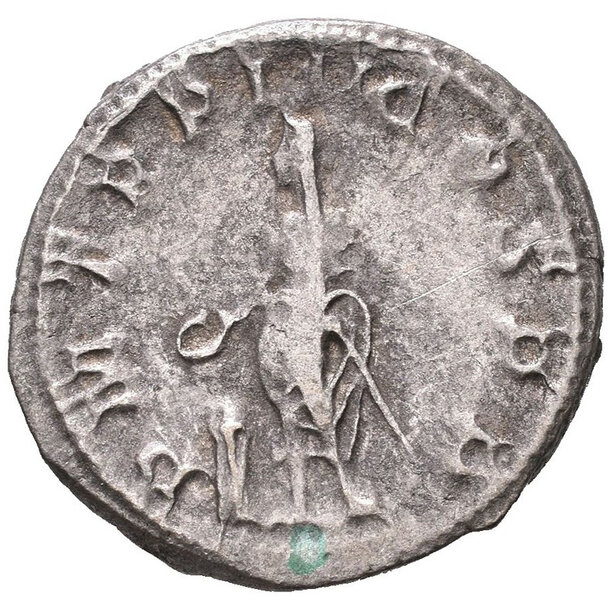 Gordianus iii. ar antoninianus - Gordianus III. AR Antoninianus - P M TR P III COS P P RIC 69-2
