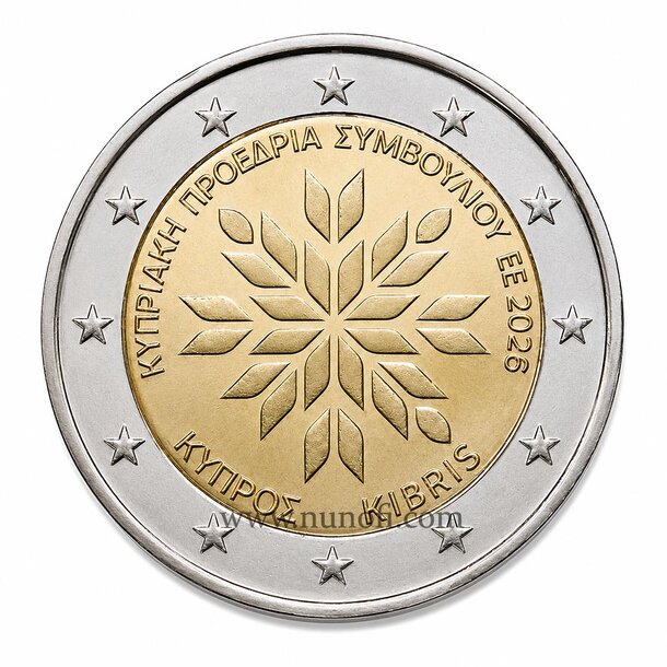 2 euro cyprus 2026 -  predsedníctvo - 2 EURO Cyprus 2026 - Predsedníctvo