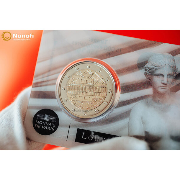 2 euro francúzsko 2025 - louvre - venuša - 2 EURO Francúzsko 2025 - Louvre - Niké - Antonio Canova 01 kopie vodotlac 