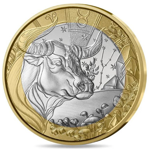 5 euro francúzsko 2025 - býk - 5-euro-francuzsko-2025-byk-1