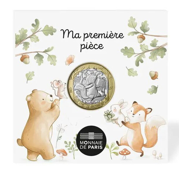 5 euro francúzsko2025 - moja prvá minca - Moja prva minca3