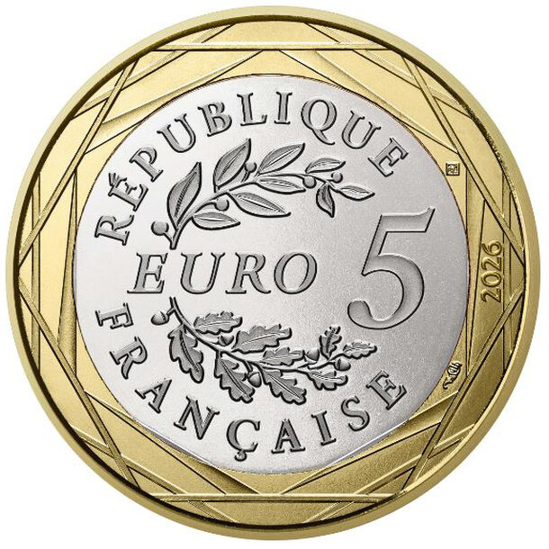 5 euro francúzsko 2025 - panna - 5 euro francúzsko 2026 zverokruh