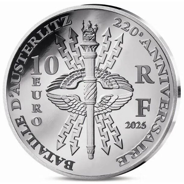 10 euro francúzsko 2025 - bitka pri slavkove - 10 € Francúzsko 2025 - Bitka pri Slavkove-2