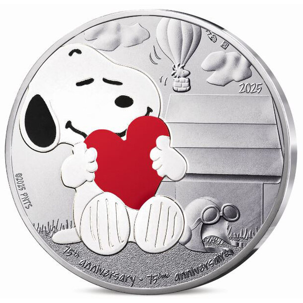 10 euro francúzsko 2025 - snoopy - blister - 10-euro-2025-snoopy-blister-1