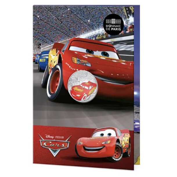 10 euro francúzsko 2026 - cars - kolorovaná - PSM 10 € Francúzsko 2026 - Cars - 3 