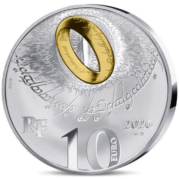10 euro francúzsko 2026 - dve veže - proof - 10 euro Francúzsko 2026 - dve veze -2