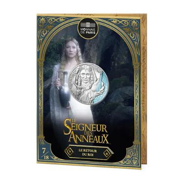 10 euro francúzsko 2026 - galadriel - kolorovaná - 10 euro Francúzsko 2026 - LOTR Galadriel - kolorovaná-2