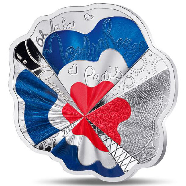 10 euro francúzsko 2026 - moulin rouge - proof - 10 euro Francúzsko 2026 - Moulin Rouge -1