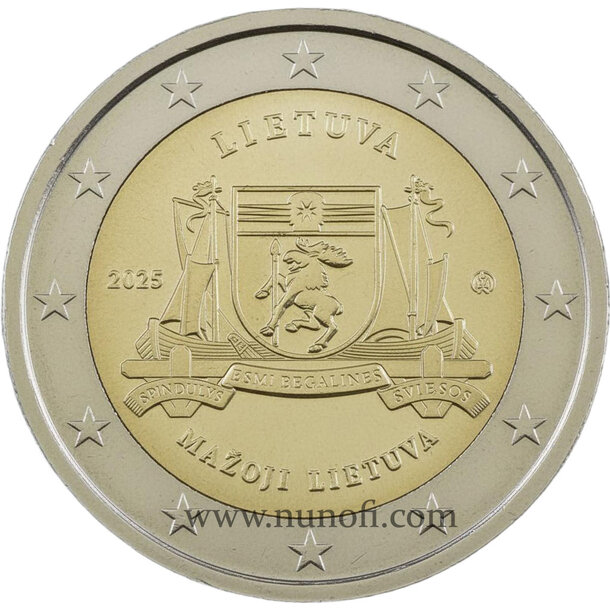2 euro litva 2025 - malá litva - 2 EURO Litva 2025 - Malá Litva