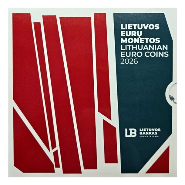 Sada euro mincí litva 2026 - bežná - litva-2026