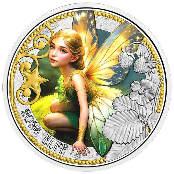 3 euro rakúsko 2026 - elf - 3 euro Rakúsko 2026 - Elf-1