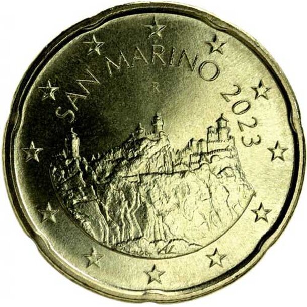 20 cent - obehová minca san maríno 2026 - san-marino-2026-20-cent-2