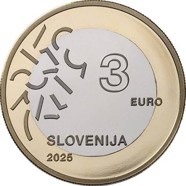 3 euro slovinsko 2025 - nova gorica - 3 euro Slovinsko 2025 - Nova Gorica-2