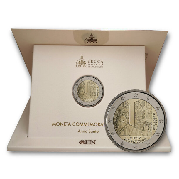 2 euro vatikán 2025 - svätý rok mmxxv - 2 euro Vatikán 2025 - Svätý rok MMXXV-1
