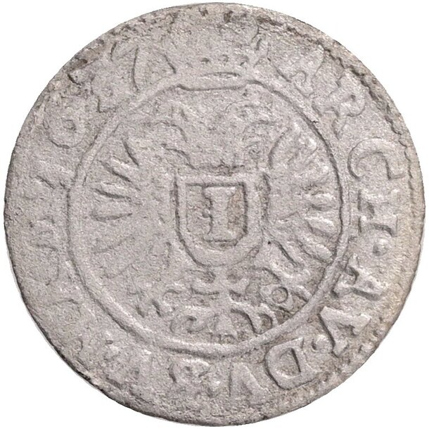 1 grajciar ferdinand ii. 1637 praha (pr) - 1 Grajciar Ferdinand II. 1637 Praha PR-2