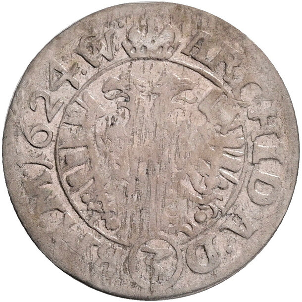 3 grajciar ferdinand ii. 1624 brno (b) - 3 Grajciar Ferdinand II. 1624 Brno B 2-2