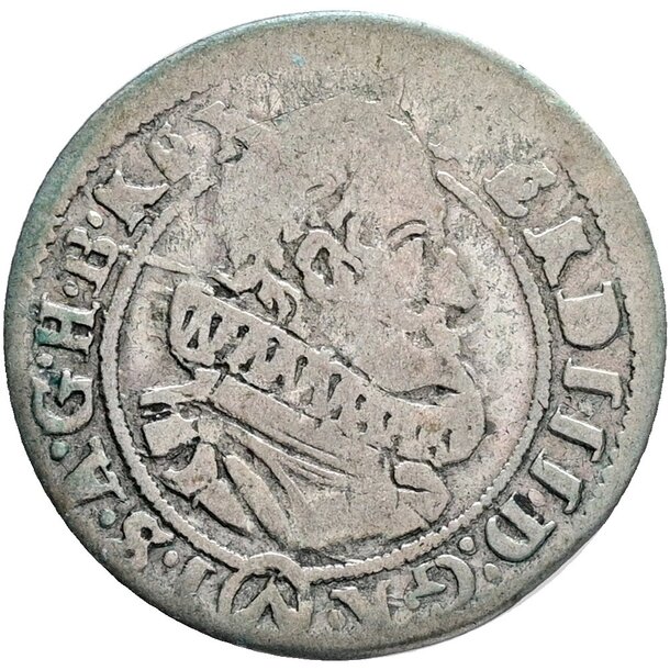 3 grajciar ferdinand ii. 1624 viedeň (w) - 3 Grajciar Ferdinand II. 1624 Viedeň W-1