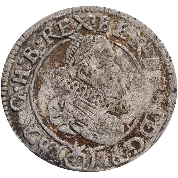 3 grajciar ferdinand ii. 1626 praha (pr) - 3 Grajciar Ferdinand II. 1626 Praha PR-1
