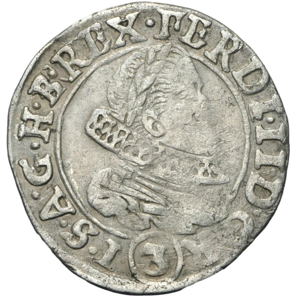 3 grajciar ferdinand ii. 1633 praha (pr) - 3-kreuzer-1633-praha-ferdinand-ii-274757195