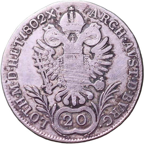 20 grajciar františek ii.1802 a - 20 Grajciar František II.1802 A-2