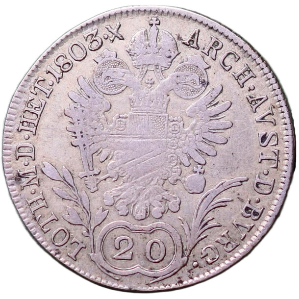20 grajciar františek ii.1803 b - 20 Grajciar František II.1803 B 3-2