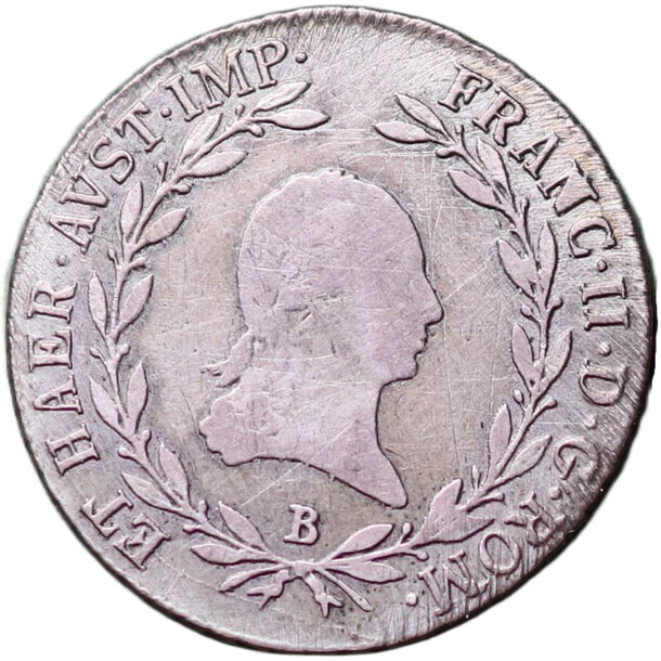 20 grajciar františek ii.1806 b - 20 Grajciar František II.1806 B 4-1