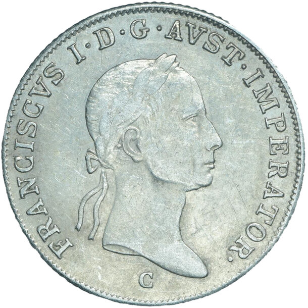 20 grajciar františek ii.1834 c - 20-kreuzer-1834-praha-frantisek-ii-268673126