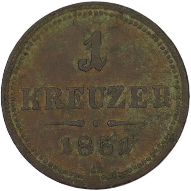 1 grajciar františek jozef i.1851 a - 1 Grajciar František Jozef I.1851 A-1