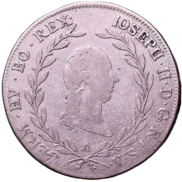 20 grajciar jozef ii.1787 a - 20 Grajciar Jozef II.1787 A-2-1