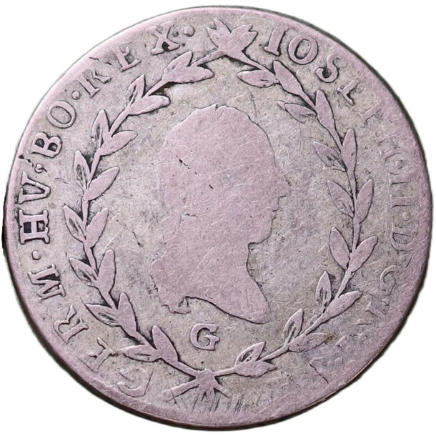 20 grajciar jozef ii.1788 g - 20 Grajciar Jozef II.1788 G-1