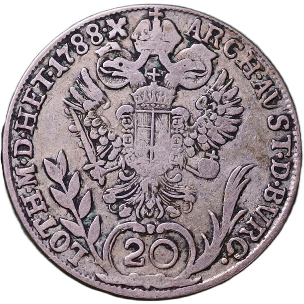 20 grajciar jozef ii.1788 g - 20 Grajciar Jozef II.1788 G-2