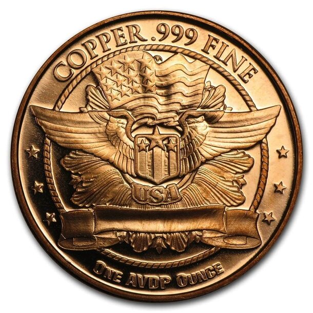 Medená minca sediaca sloboda 1 unca - 1oz-copper-seated-liberty-round-reverse