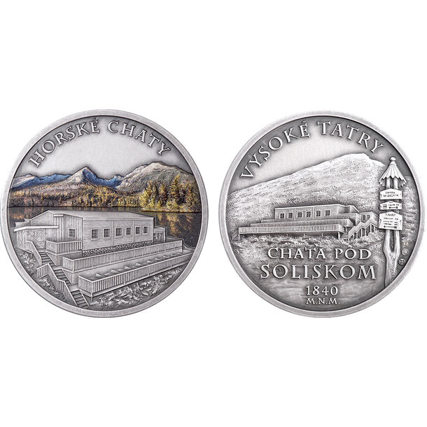 Medaila slovensko 2026 - chata pod soliskom - mediala-horske-chaty-solisko-striebro-3