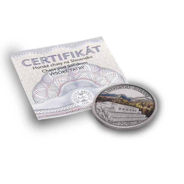 Medaila slovensko 2026 - chata pod soliskom - mediala-horske-chaty-solisko-striebro-4