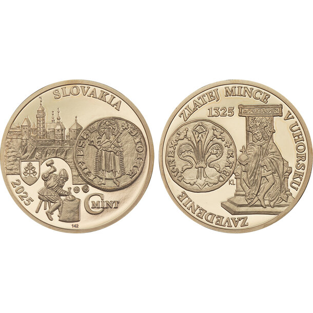 Medaily slovensko 2025 - zavedenie florénu v uhorsku - nezrealizovane-motivy-100eu-2026-foren-v-uhorsku-700--3