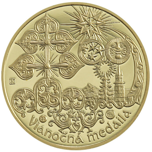 Medaila slovensko 2024 - madona z lomničky - madona-lomnicka-au-3