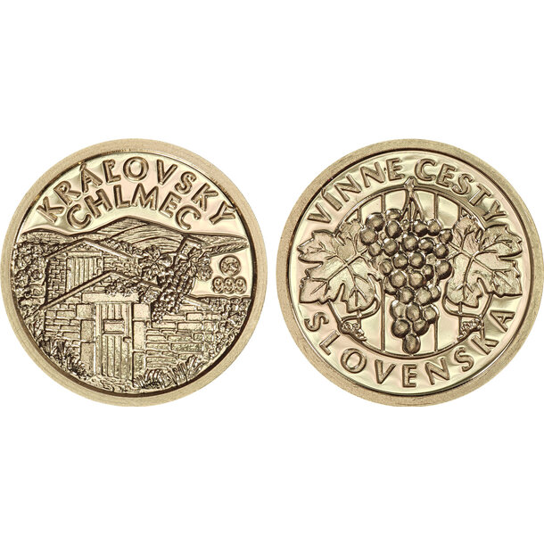 Medaila slovensko - vínna cesta - kráľovský chlmec - vinne-cesty-kralovsky-chlmec-3