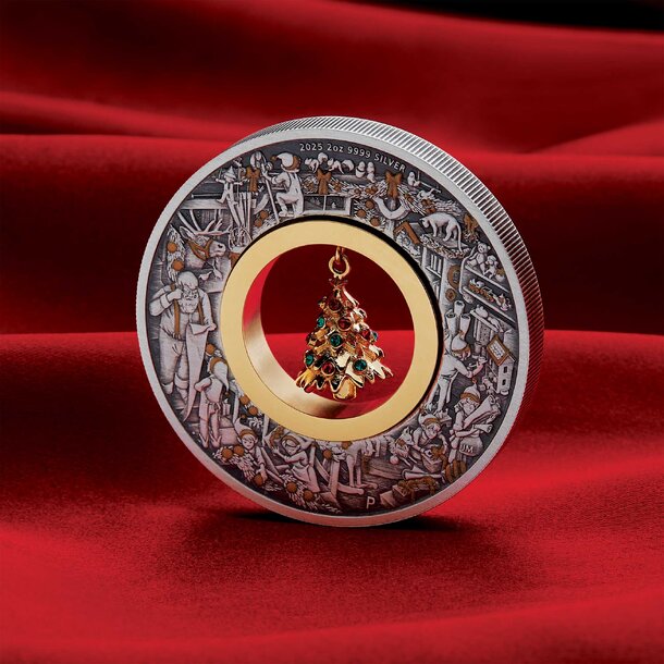 2 dollars austrália 2025 - santova dielňa - 2-dollars-santas-workshop-2025-2oz-silver-antiqued-5