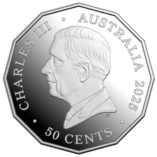 50 cents austrália 2025 - vianočné kvety - 50 Cents Austrália 2025-Vianočné kvety-2