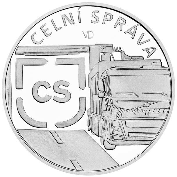 100 koruna česko 2025 - celní správa - proof - 100-kc-celni-sprava-2025-1