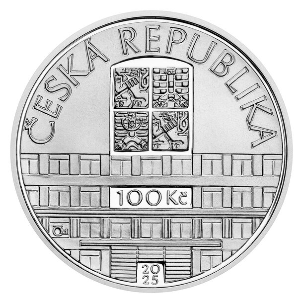 100 koruna česko 2025 - nejvyšší soud - proof - 100_kc_nejvyssi_soud_lic