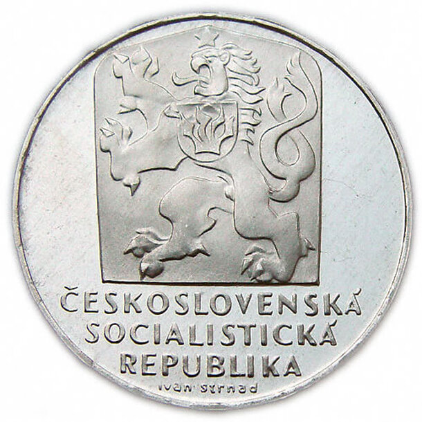 25 kčs československo 1970 - oslobodenie československa - proof - 25 Kčs ČSR 1970 - Oslobodenie ČSR-2