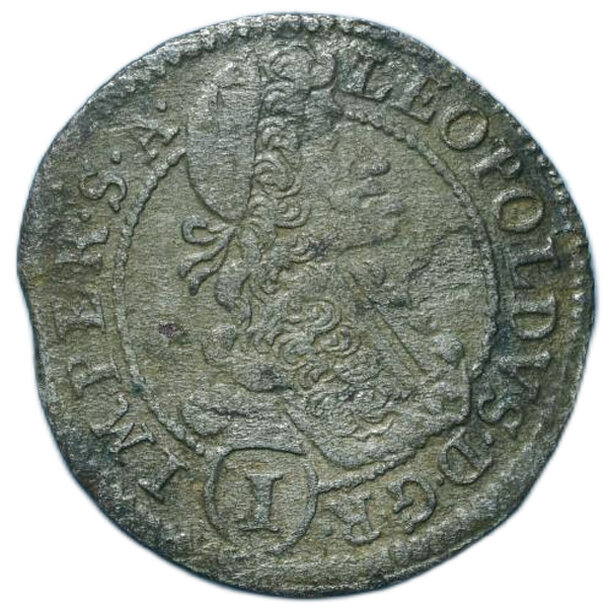 1 grajciar leopold i. 1701 praha (pr ge) - 1-kreuzer-1701-praha-leopold-i-1