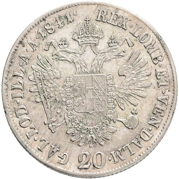 20 grajciar ferdinand v. 1841 a - 20 Grajciar Ferdinand V. 1841 A-2