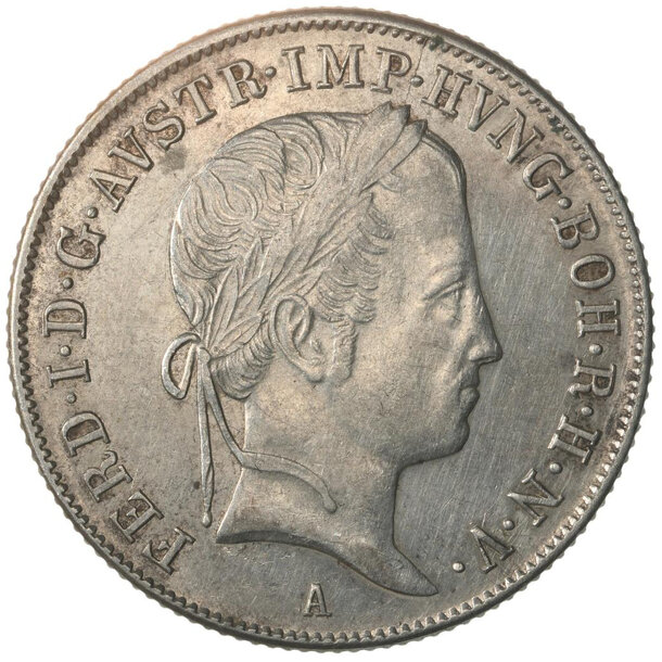 20 grajciar ferdinand v. 1848 a - 20-kreuzer-1848-a-ferdinand-v-1