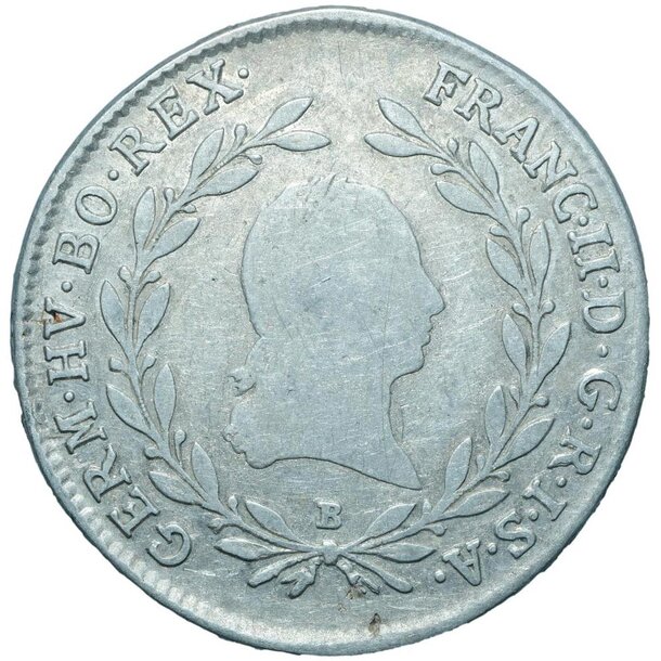20 grajciar františek ii.1795 b - 20-kreuzer-1795-b-1