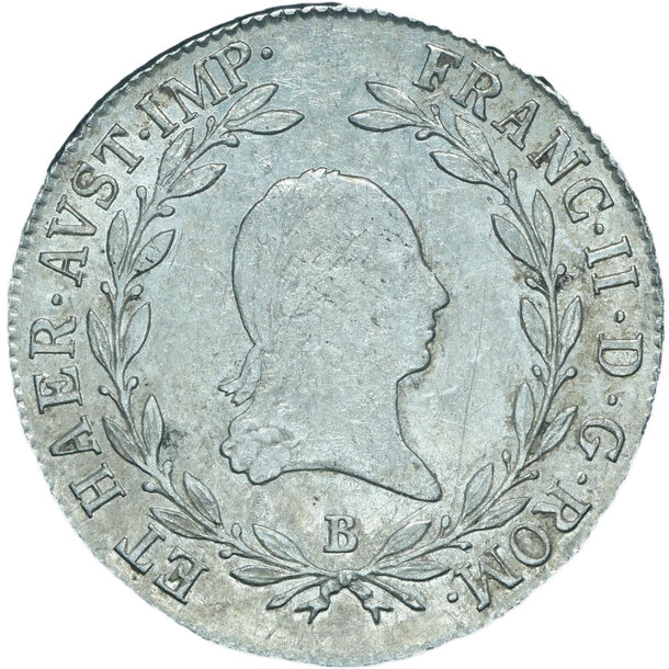 20 grajciar františek ii.1806 b - 20-kreuzer-1806-b-frantisek-ii-5