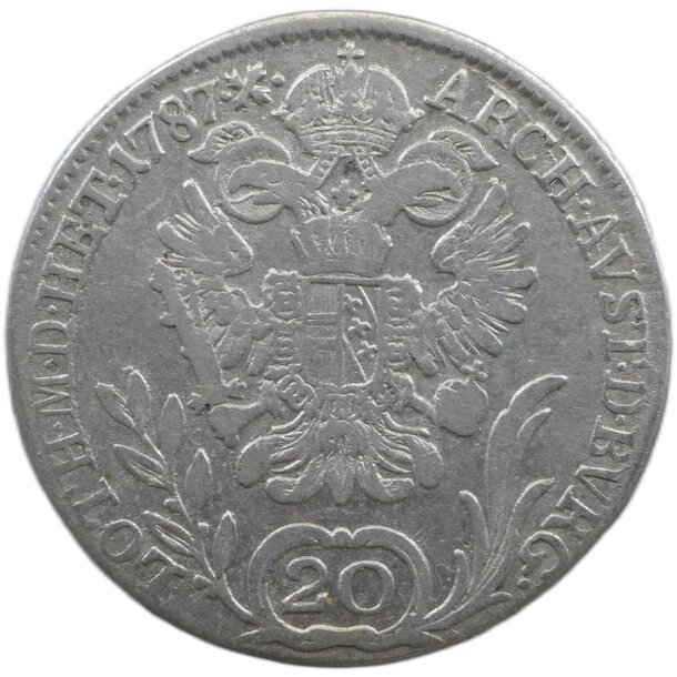 20 grajciar jozef ii.1787 b - 20 Grajciar Jozef II.1787 B-2